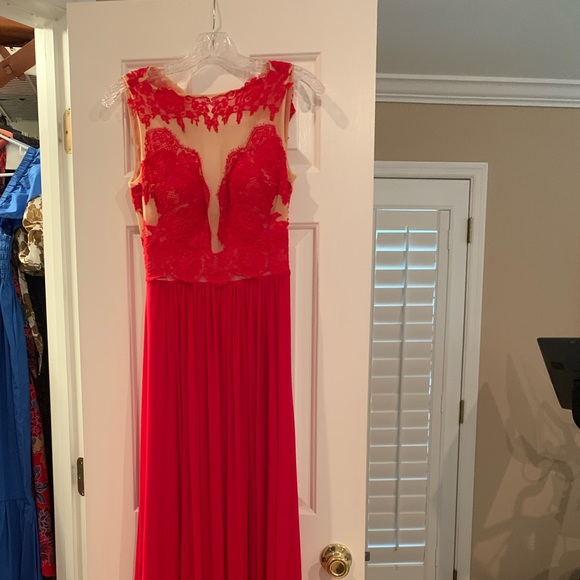 Sherri Hill Dresses & Skirts - Long red gown by Sherri Hill